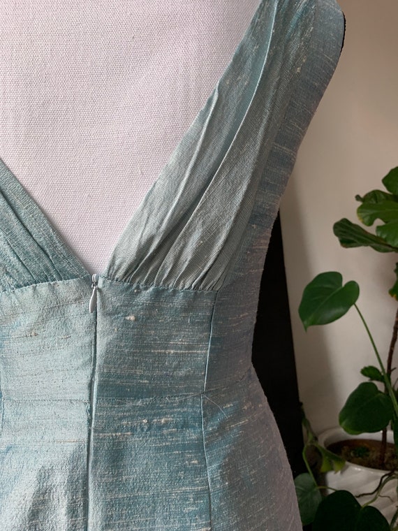 Vintage 50’s 60’s Silk woven dress.  Delicate cla… - image 10