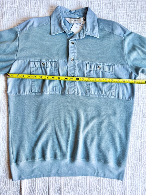 Vintage Men’s ribbed Polo 60s 70s 80s - image 4