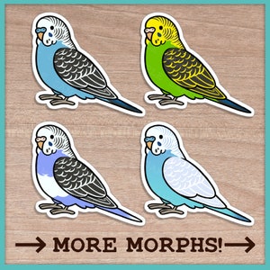 Budgie (Cuties) Stickers