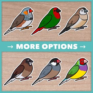 Finch (Cuties) Stickers