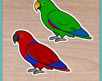 Eclectus (Cuties) Stickers