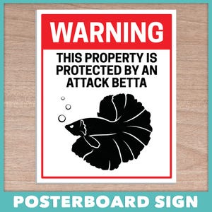 Attack Betta Poster
