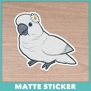 Daisy Cockatoo Sticker