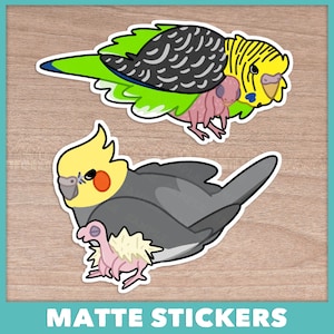 Protective Parrot Parents Sticker