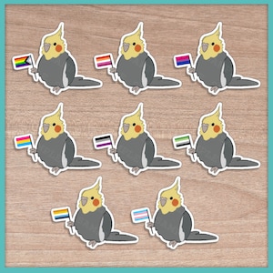 Stickers Cockatiel Pride