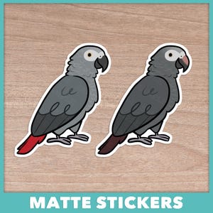 Afrikaans grijze stickers (cuties)