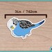 Budgie budgerigar Stickers - Etsy