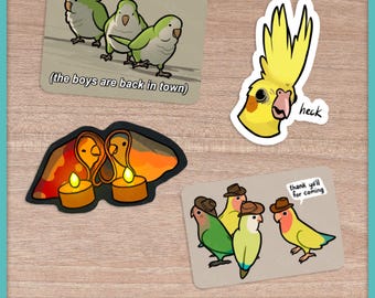 Parrot Memes Stickers