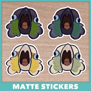 Squawking Conure (Pyrhurra) Stickers