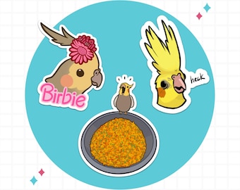 Cockatiel Meme Stickers
