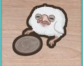 Baby Bird with Coin Sticker