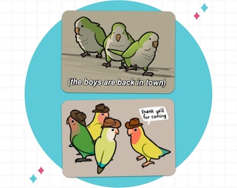 Parrot Memes Stickers