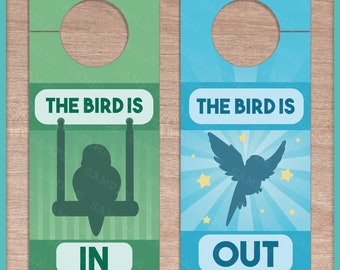 In/Out of Cage Door Hanger for Pet Birds