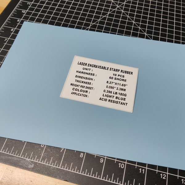 Rubber Stamp Sheet Etsy