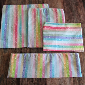 Reusable Food Bags: Eco-Friendly Cotton with Water-Resistant Lining