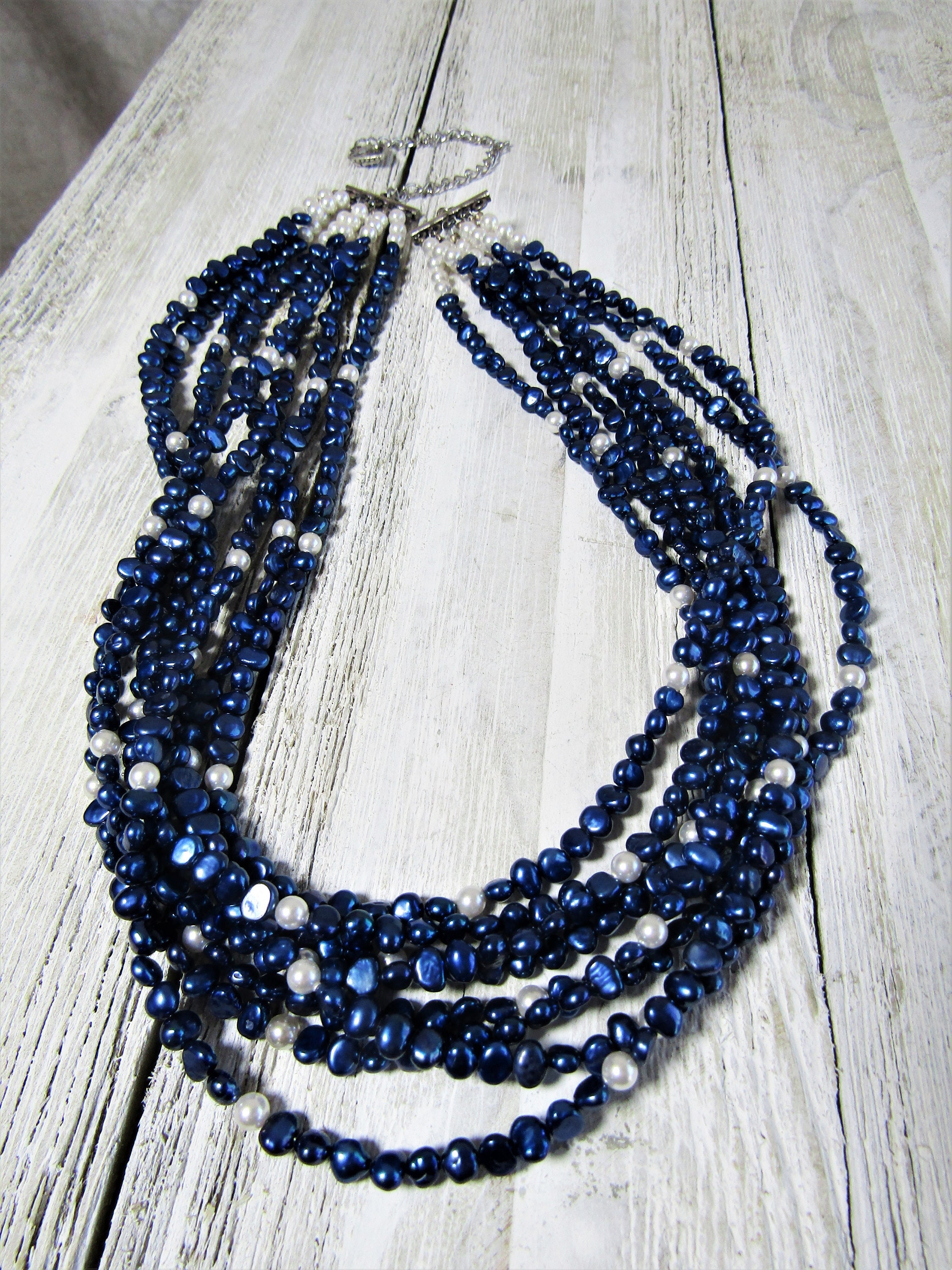 Collana multifilo in Argento 925 bicolore ⋆ Mario Palumbo Gioielli