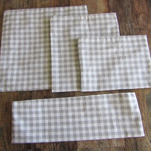 Reusable Food Bags: Eco Friendly Cotton, Water-Resistant Lining