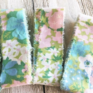NASTRO IN TESSUTO VINTAGE strappato a mano, nastro in tessuto shabby chic, strisce di tessuto con bordi sfilacciati per la lavorazione, lunghezza 2,5 iarde 1" di larghezza