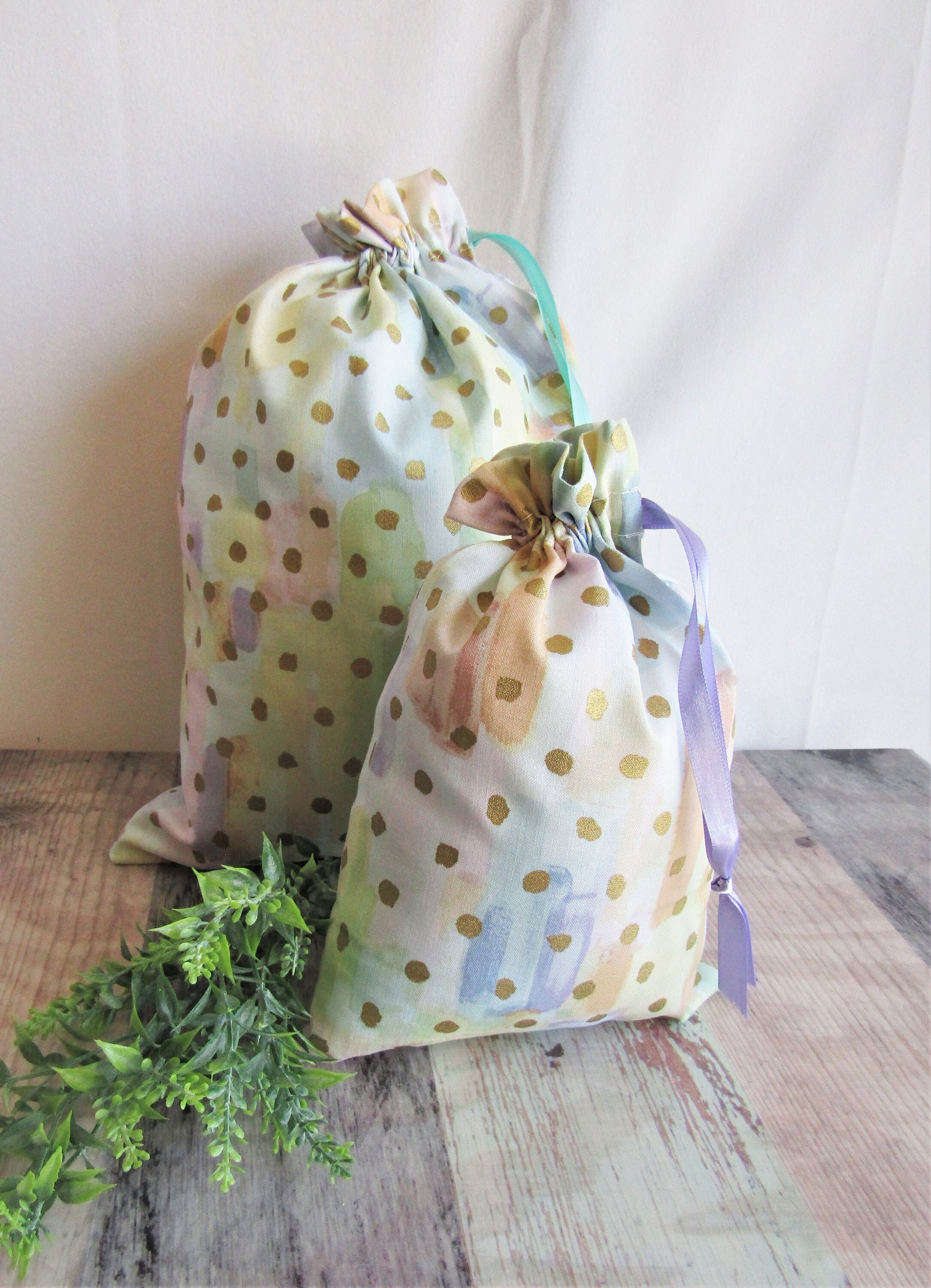 ECOFriendly Gift Bags All Occasion Fabric Gift Bags Etsy