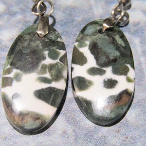 ZEBRA JASPER Earrings, Natural Stone Earrings, Minimalist Style Earrings, BOHO Earrings