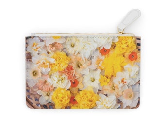 Bolso de mano pequeño Cottagecore con narcisos