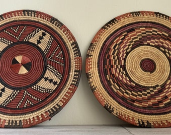 Vintage African Coil Placemats | 12”