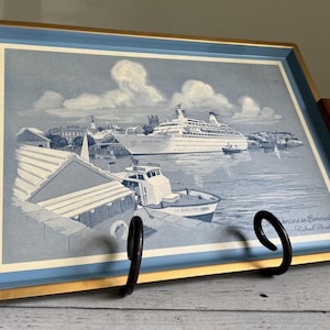 MCM Tray with Teak Handles | Sea Venture in Bermuda, Richard Brooks