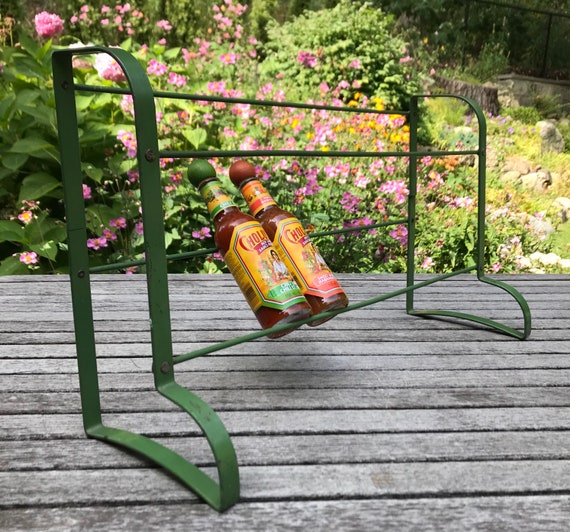 Vintage Display Rack Green Metal Store Display Jewelry Etsy