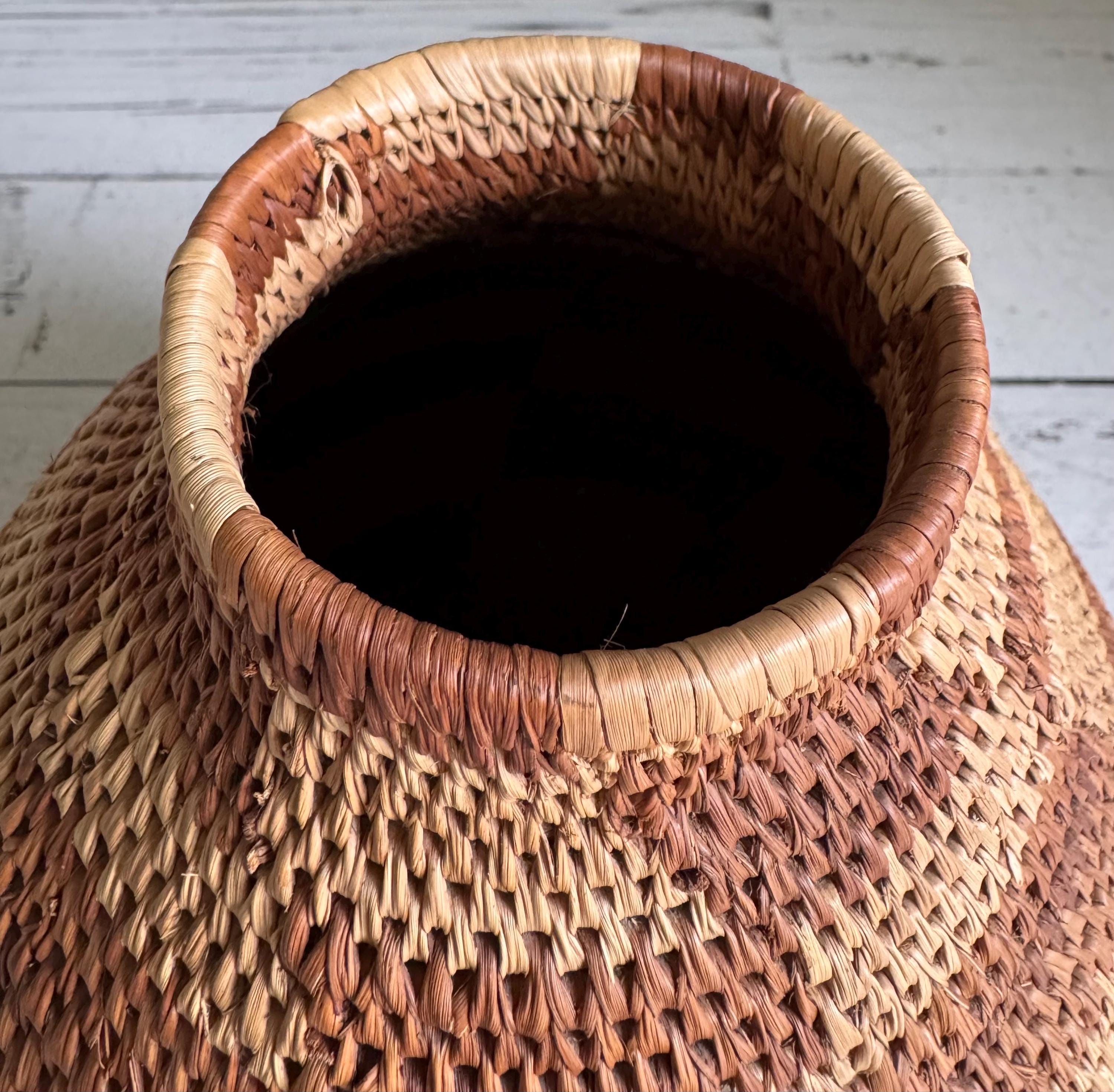 Zimbabwe Natural Vase Designer Basket L 【公式通販】