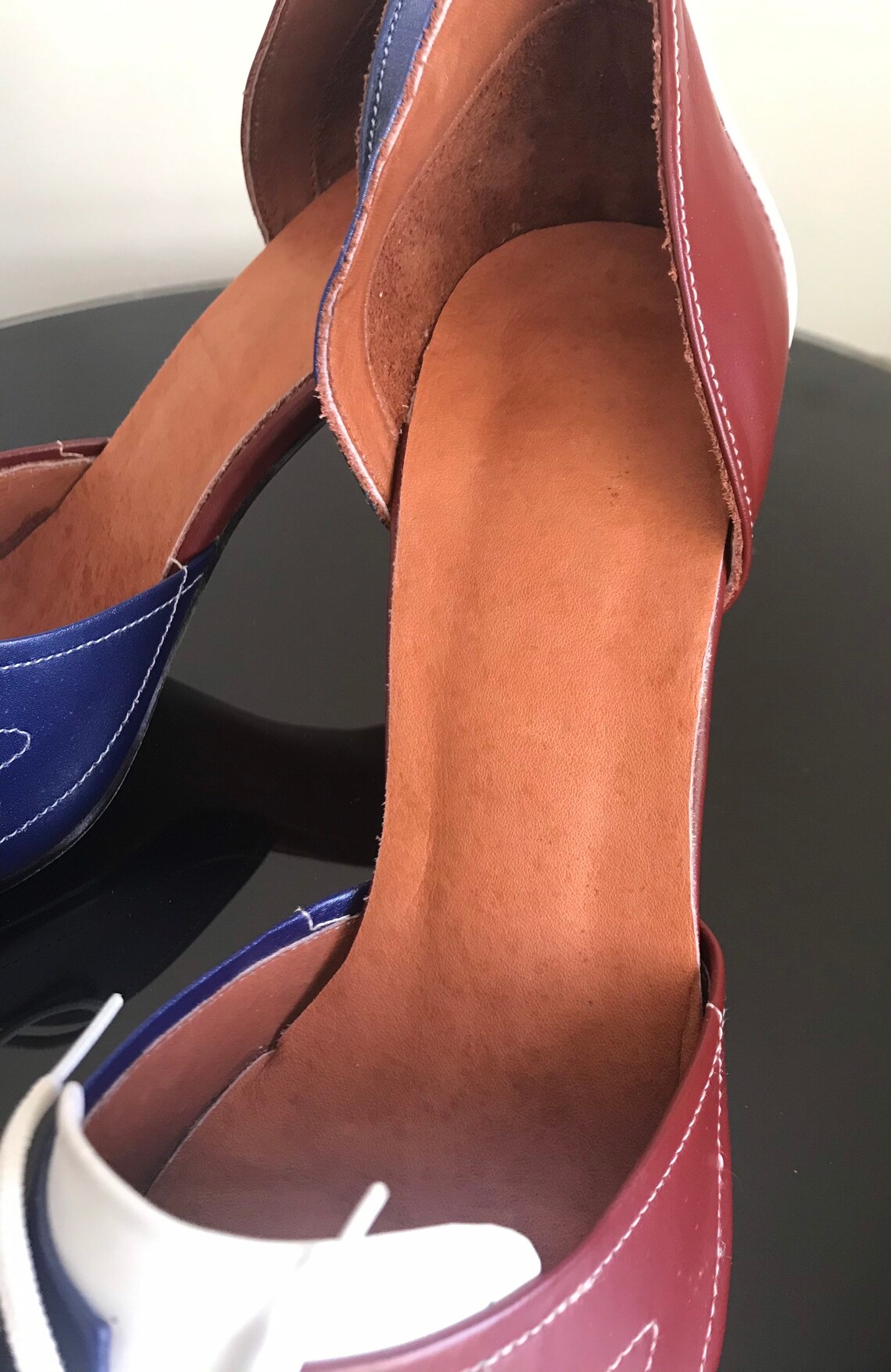 Retro Style Shoes Sexy Pinup High Heel Bowling Shoes Size 10 Etsy