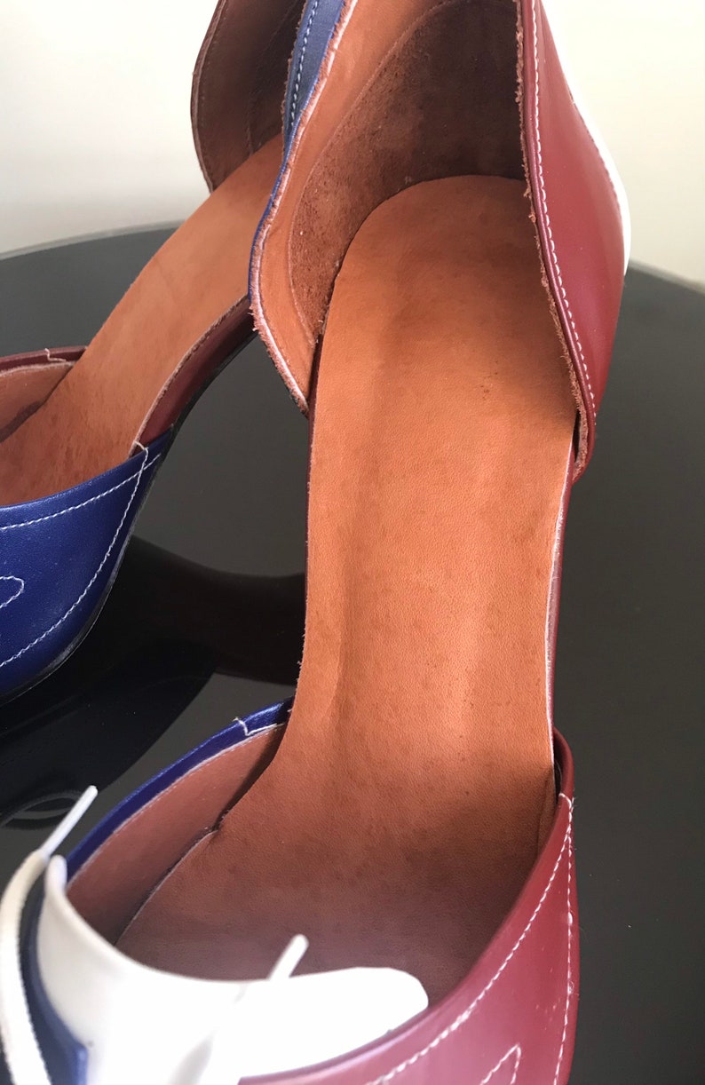 Retro Style Shoes Sexy Pinup High Heel Bowling Shoes Size 10 | Etsy