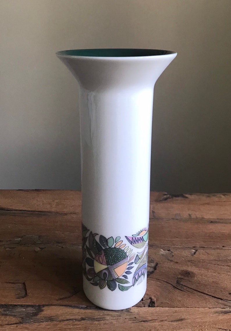 Vintage Rosenthal Vase Germany Cuno Fischer Baumann Design Etsy