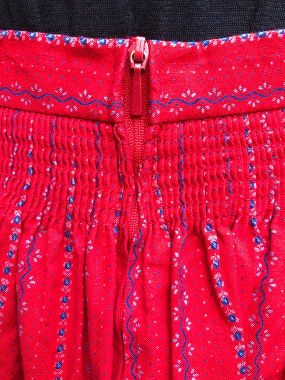 Vintage Dirndl Skirt Hammerschmid Trachten Sport Pe… Gem