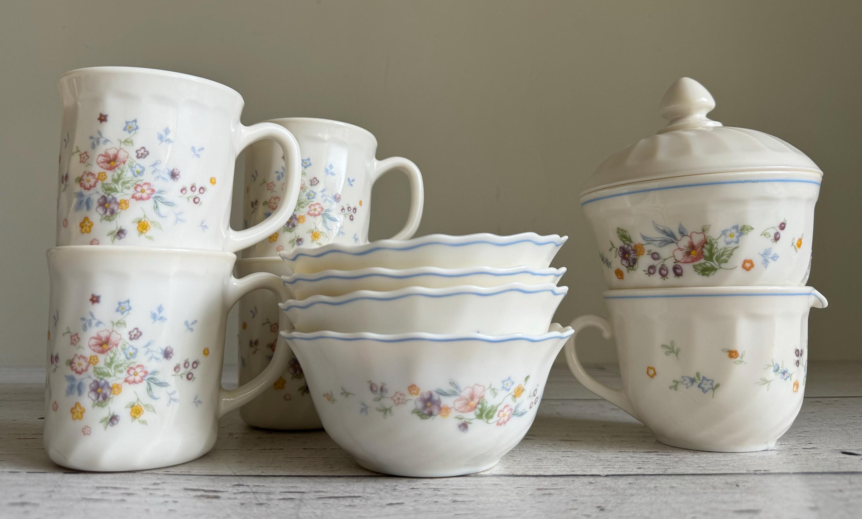 【ヴィンテージテーブルウェア】フランス /arcopal Vintage Arcopal France Victoria Table Ware - Etsy