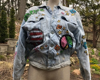 Puffy Jean Jacket - Etsy