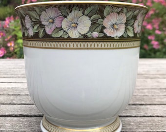 Vintage Kaiser Planter, Footed Porcelain Plant Pot, West Germany