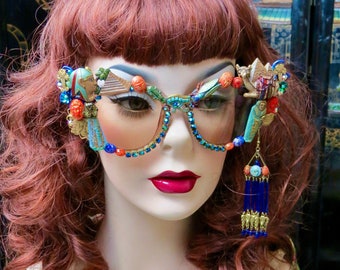 Egyptian Revival Art Deco Sunglasses