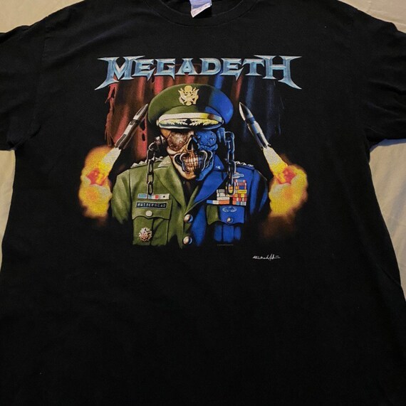 Megadeth 2005 vintage shirt
