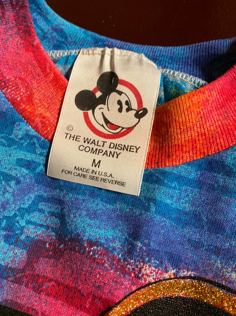 Vintage Mickey Mouse Tie dye shirt