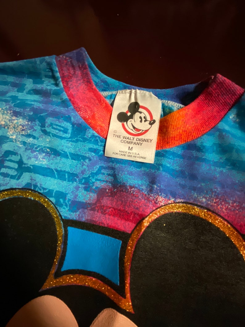 Vintage Mickey Mouse Tie dye shirt