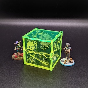 Gelatinous Cube Monster Mini Dice box Dice Jail for RPG games image 4