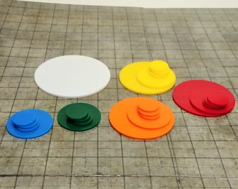 Fichas acrílicas de monstruos/PNJ para juegos de mesa: RPG / Dungeons and Dragons / D&D / DnD / Pathfinder