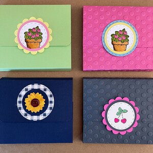 3" x 3" Sticky Notepad in Decorative Holder with Pen, Notes, Desktop, Office, Gift