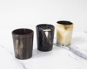 HORN SHOT CUPS, Horn Caviar Bowl, Horn Serving cups,Viking Natural Vintage Serving cups, Eco-friendly Tableware and dinnerware