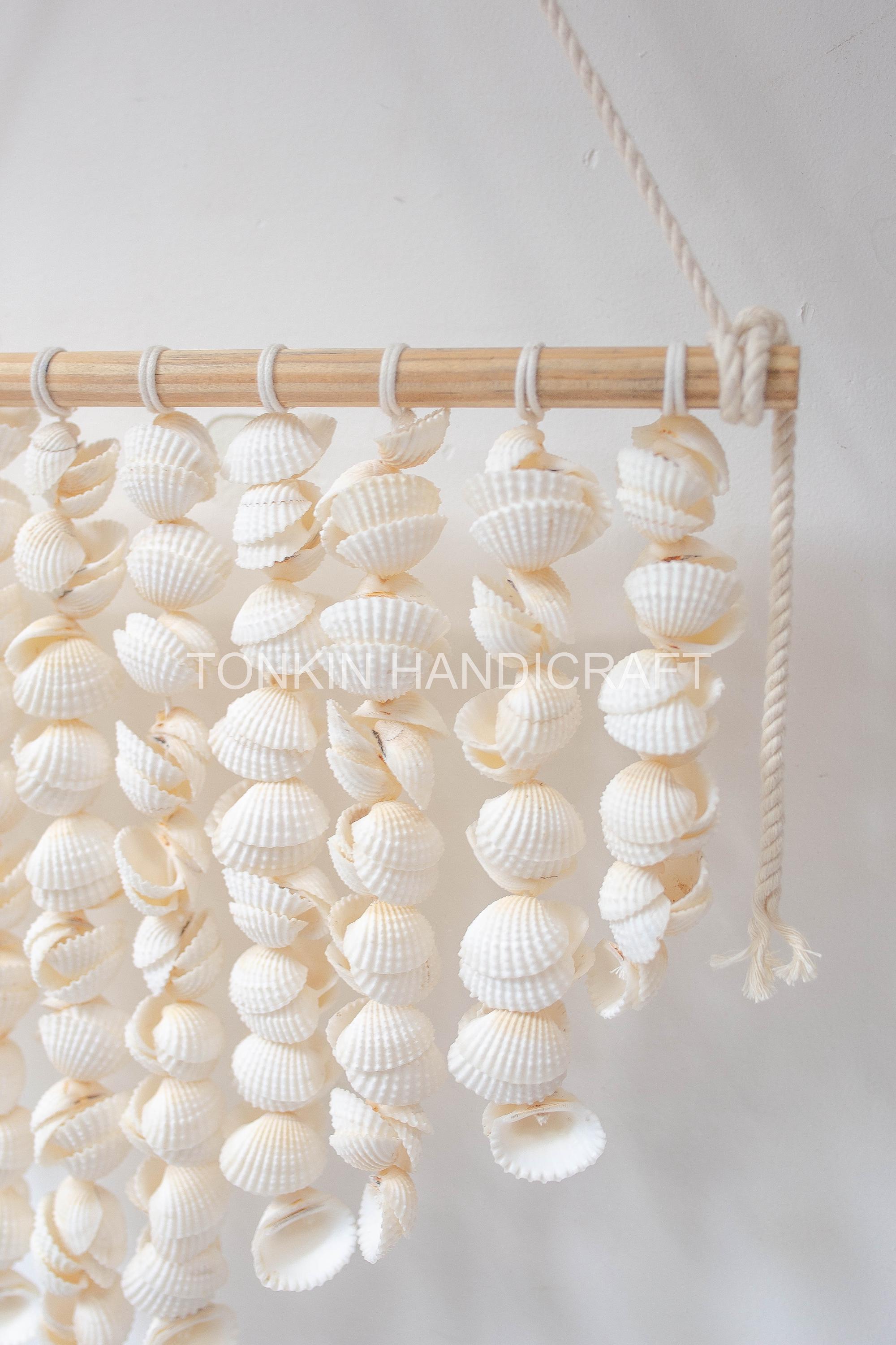 Shell Wall Cover Shell Wall Hanging, Sea Shells Wall Art,shell Wall Curtain, Boho Shell ...