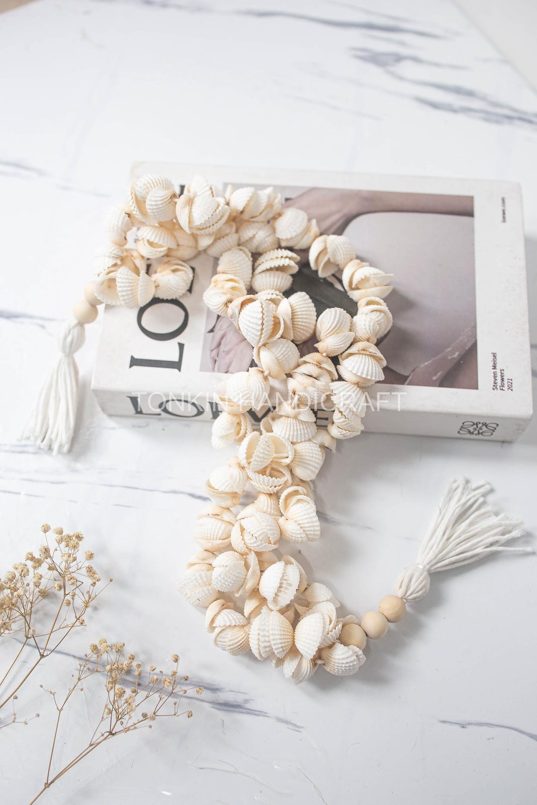 Shell Rope Decorative Garland, Seashell Nautical Garland, Beach Party ...