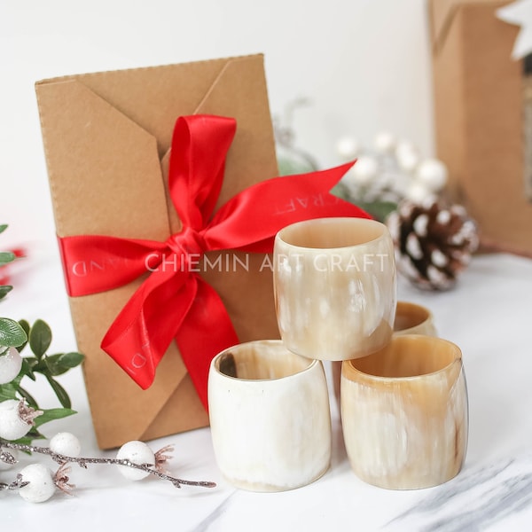 Gift Buffalo Horn Napkin Ring, Table Decor, Boho napkin ring, Natural Personalized Utensils,Eco friendly Tableware & dinnerware,Housewarming