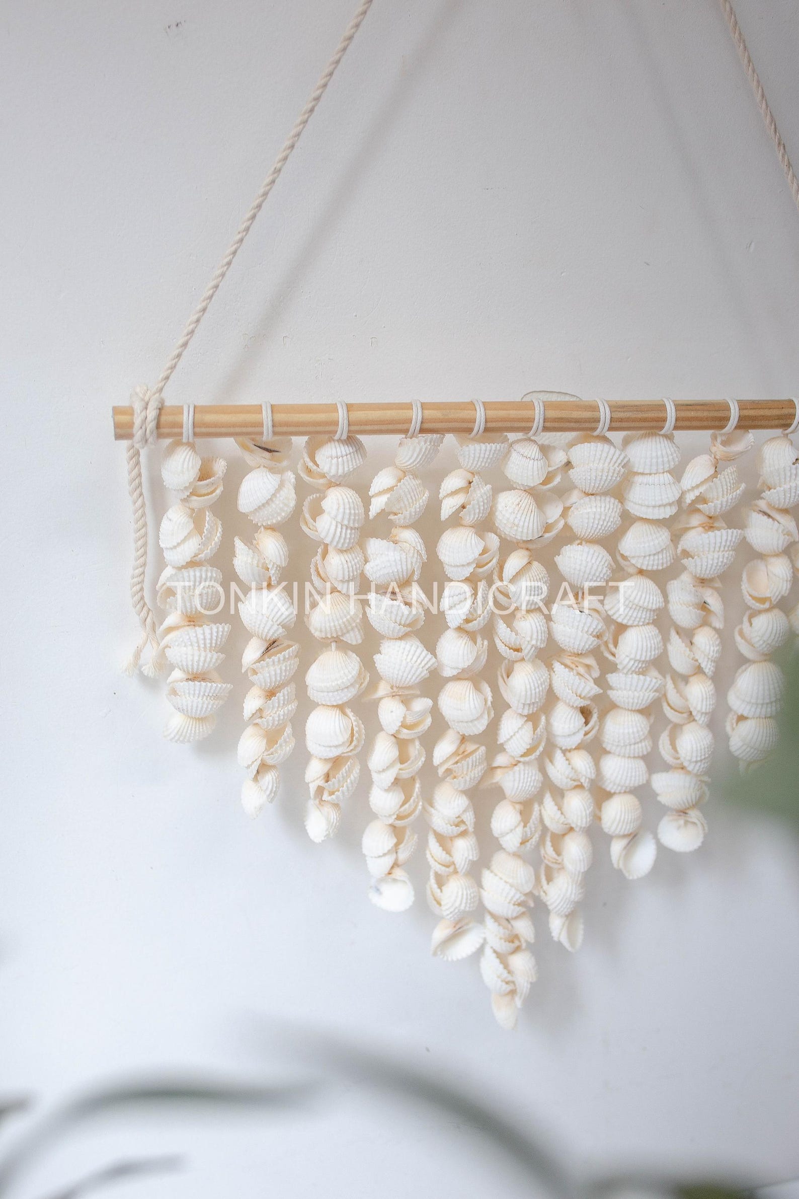 Shell Wall Hanging, Sea Shells Wall Art,shell Wall Curtain, Boho Shell ...