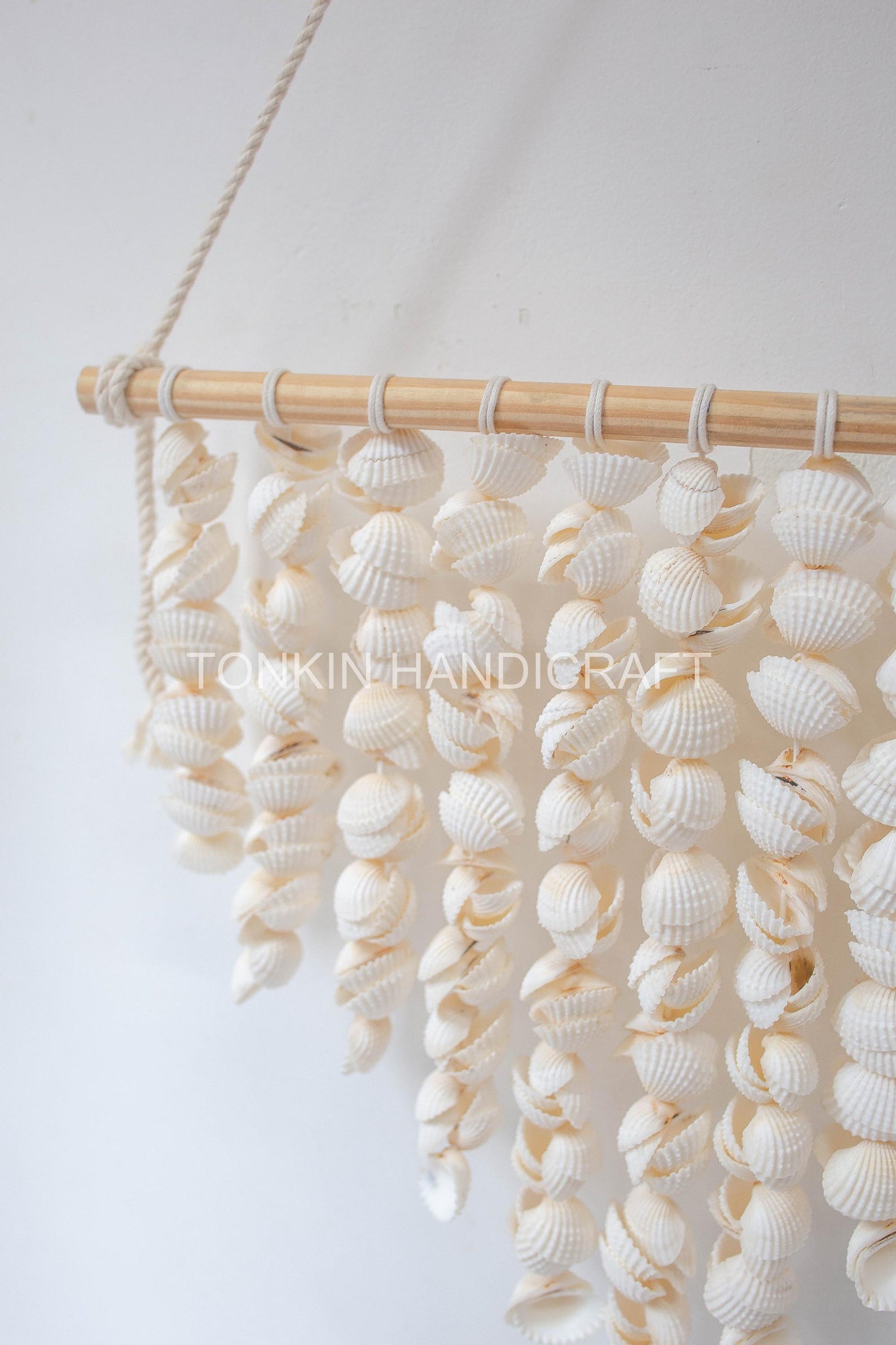 Shell Wall Hanging, Sea Shells Wall Art,shell Wall Curtain, Boho Shell ...