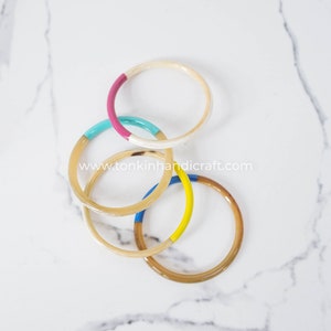 WHOLESALE COMBO 10 Pieces Horn Cuff Bangle Bracelet, Buffalo Horn Bracelet for Women, Personalized Bohemian Accessories